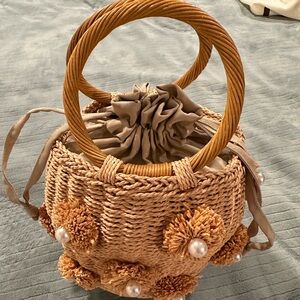 Zara straw bag